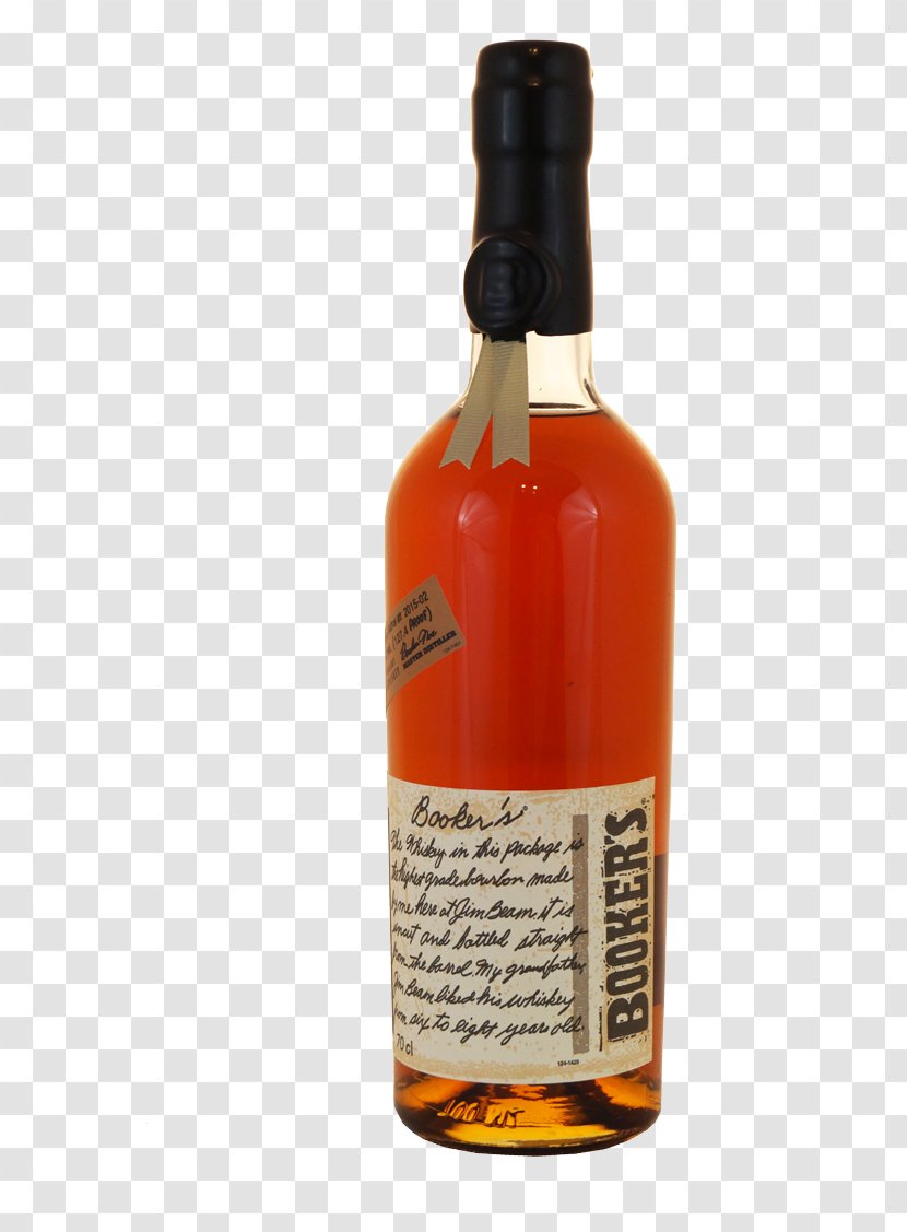 Liqueur Booker's Bourbon Whiskey American - Barrel - Bottle Transparent PNG