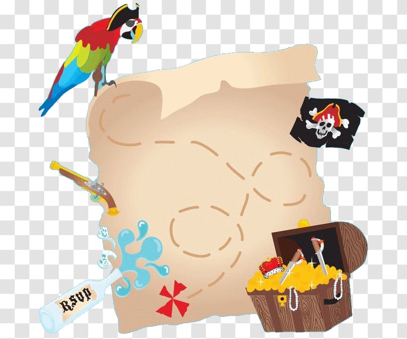 Treasure Map Stock Photography Buried Illustration - Blockquote Border Transparent PNG