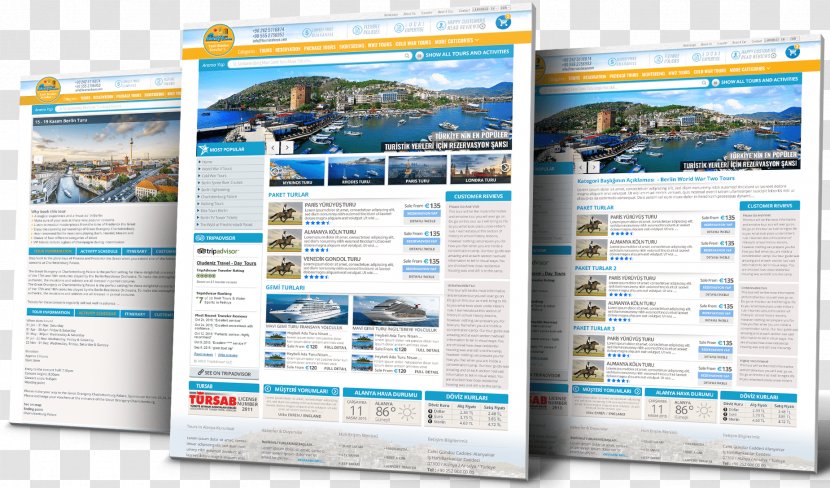 Tours In Alanya Graphic Design Tourmania User Interface - Web Transparent PNG