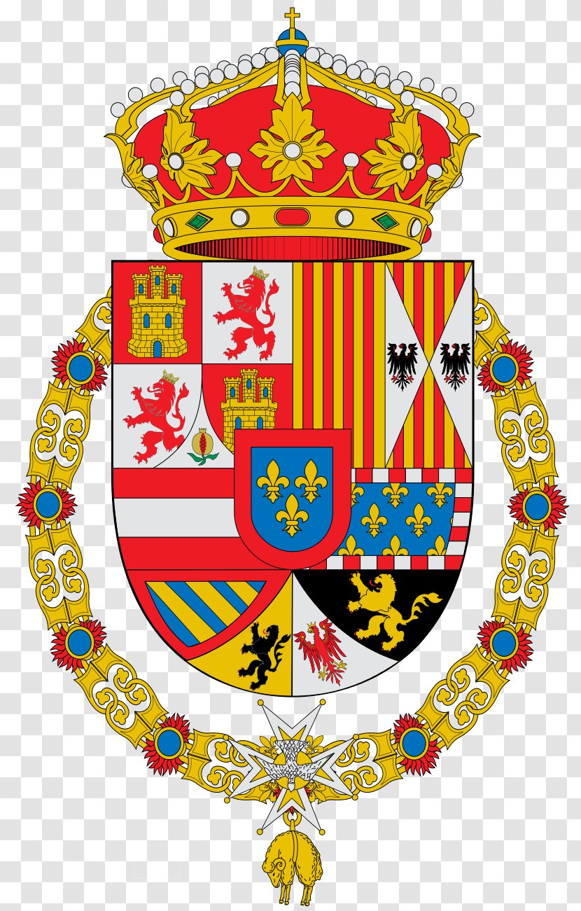 Flag Of Spain Royal Coat Arms The United Kingdom Two Sicilies - Crest - Felipe Vi Transparent PNG