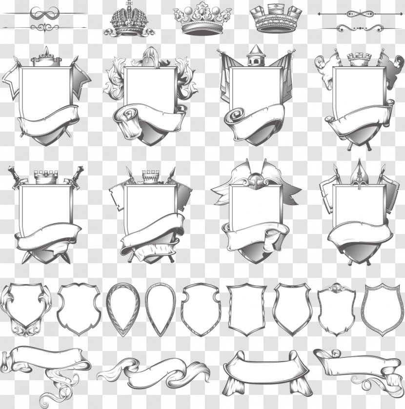 Coat Of Arms Heraldry Stock Photography Illustration - Pattern - Classical Medieval Element Vector Material Transparent PNG