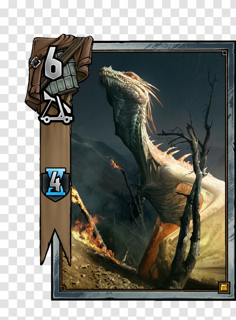 Gwent: The Witcher Card Game Concept Art CD Projekt 3: Wild Hunt - Gwent - Dinosaur Transparent PNG