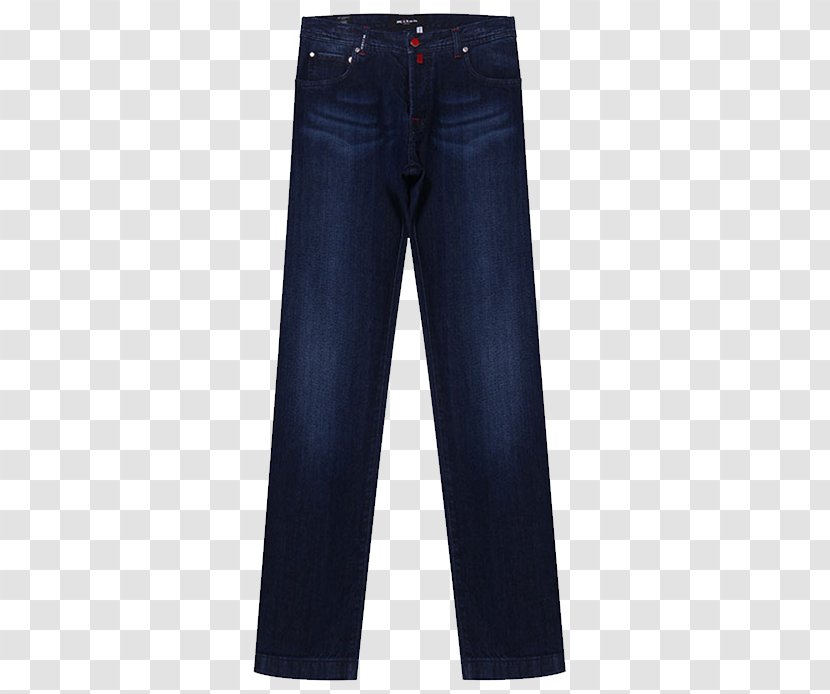 Pepe Jeans Slim-fit Pants Lee Denim - Waist - KITON Blue Front Transparent PNG