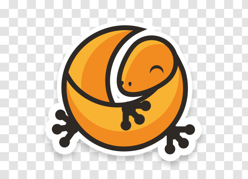 Yellow Logo Honeybee Sticker Circle Transparent PNG