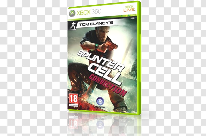 Tom Clancy's Splinter Cell: Conviction Blacklist Double Agent Xbox 360 - Ubisoft - Spongebob's Surf Skate Roadtrip Transparent PNG
