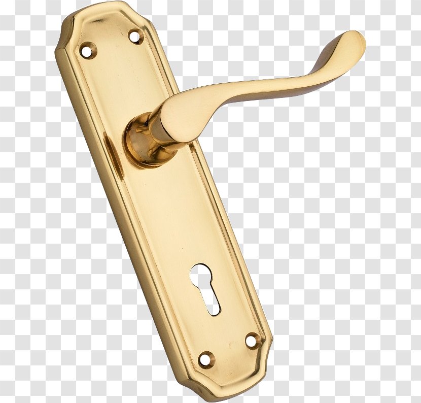 Brass Mortise Lock Door Handle Material - Hardware Accessory Transparent PNG