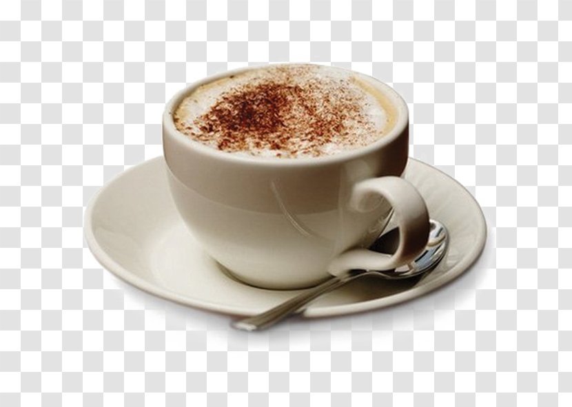 Cappuccino Coffee Cafe Latte Milk - White Transparent PNG