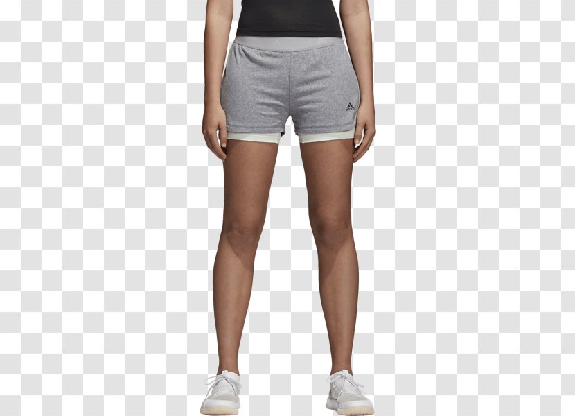 Adidas Women's 2in1 Short Running Shorts Clothing - Silhouette - Reebok Mesh Transparent PNG