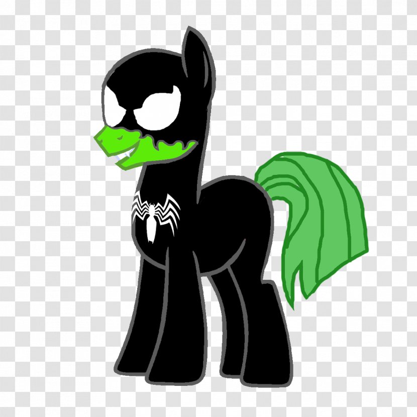 Cat Venom Symbiote Pony DeviantArt - My Little Friendship Is Magic - Spider-man Transparent PNG