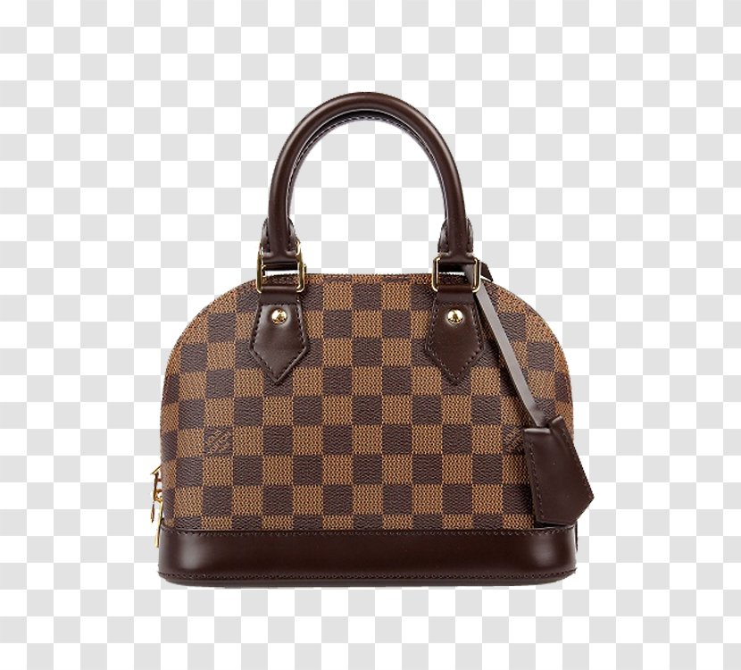 Louis Vuitton Handbag Tote Bag Luxury Goods - Shoulder - Brown Chess Ms. Transparent PNG