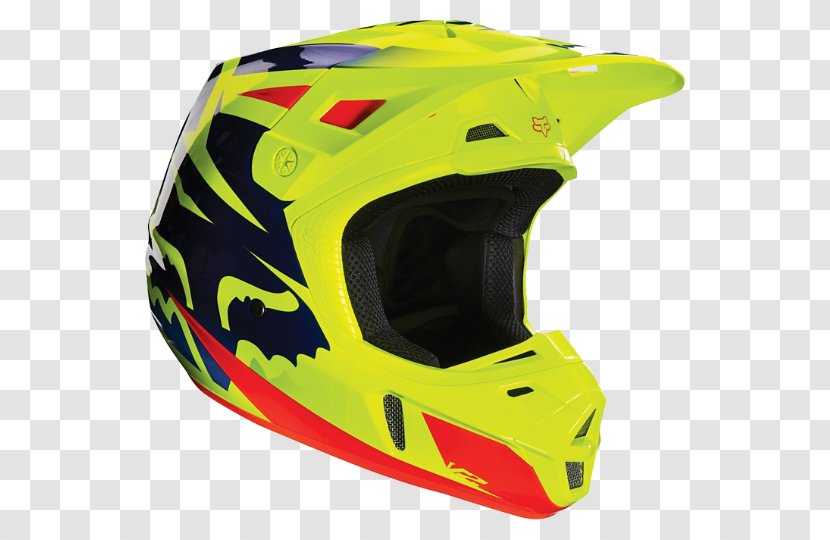 Motorcycle Helmets Fox Racing Motocross - Bicycle Forks - Helmet Transparent PNG
