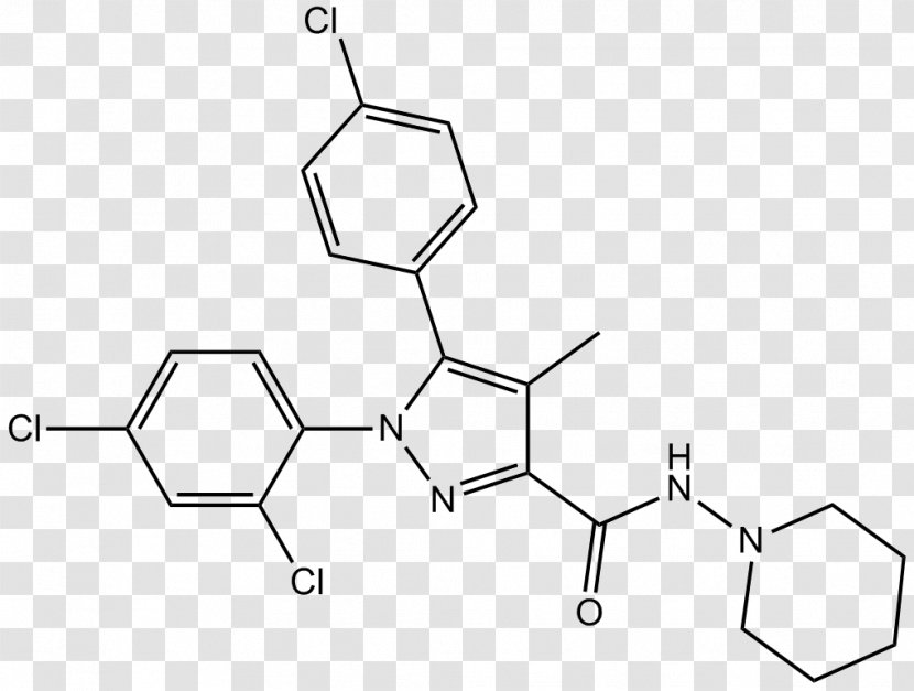 Rimonabant Cannabinoid Receptor Type 1 2 - Reaction Inhibitor - Auto Part Transparent PNG