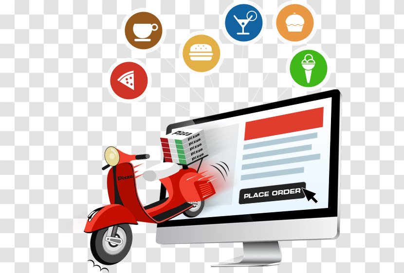 Take-out Online Food Ordering Delivery Restaurant - Motor Vehicle - Growing Transparent PNG