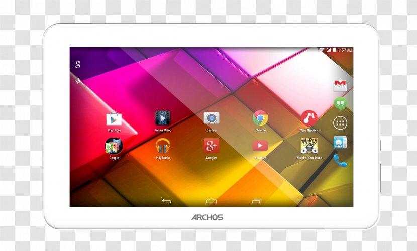 Archos 101 Internet Tablet Copper 70 Android Gigabyte - Gadget Transparent PNG