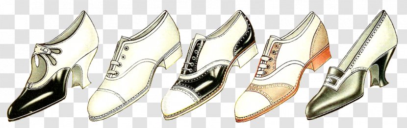 Vintage Clothing High-heeled Shoe Fashion Clip Art - Court - Border Transparent PNG
