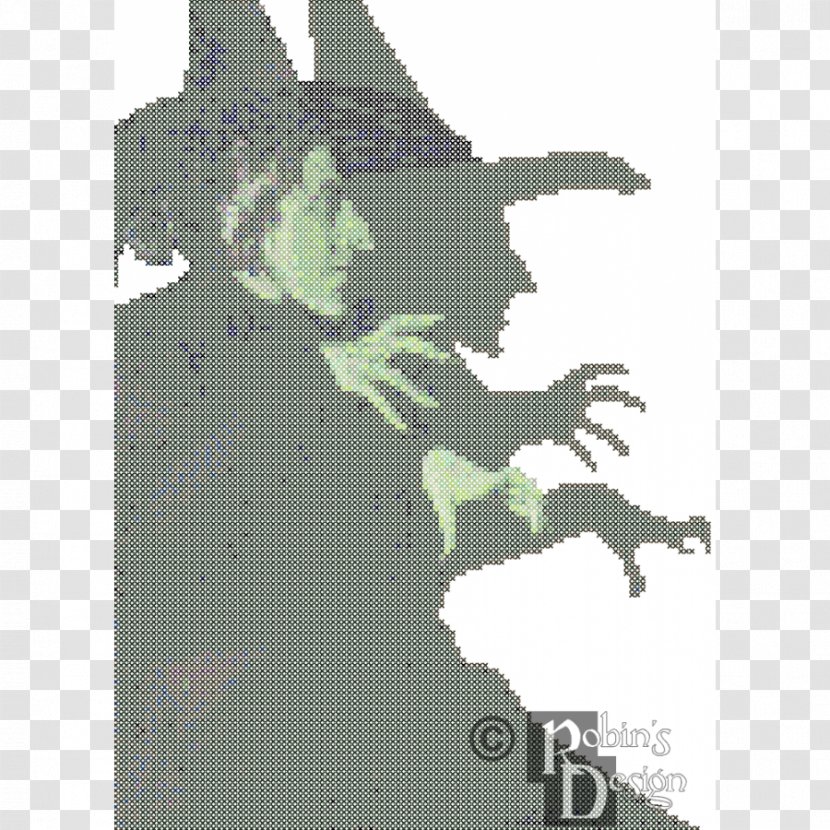 Wicked Witch Of The West Wizard Oz Glinda Dorothy Gale Scarecrow - Jack Haley - Cross Stitch Transparent PNG