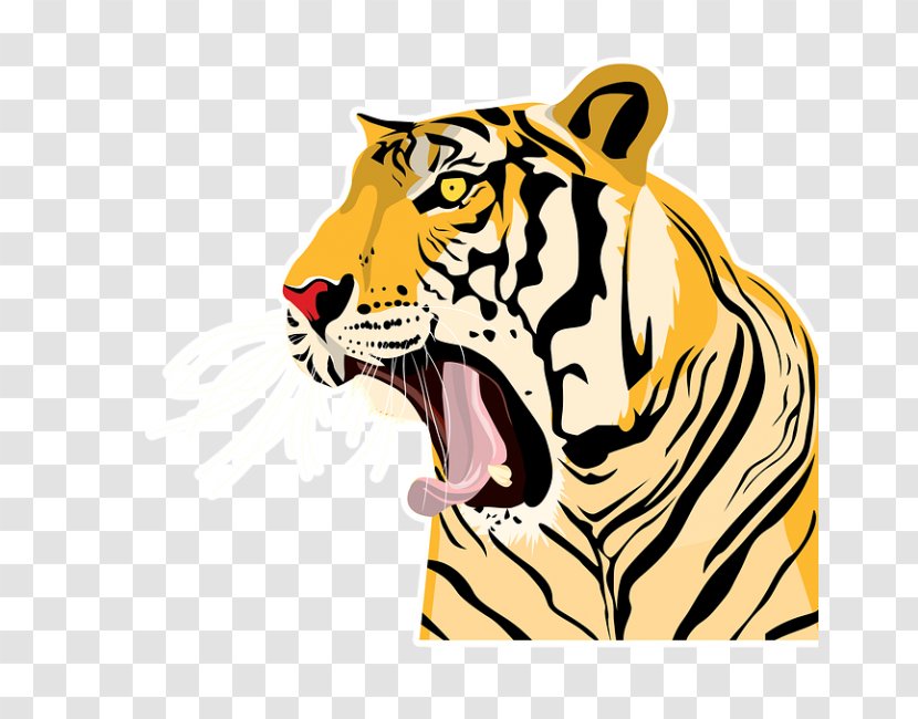 Roar Felidae Cat Clip Art - Tiger Transparent PNG
