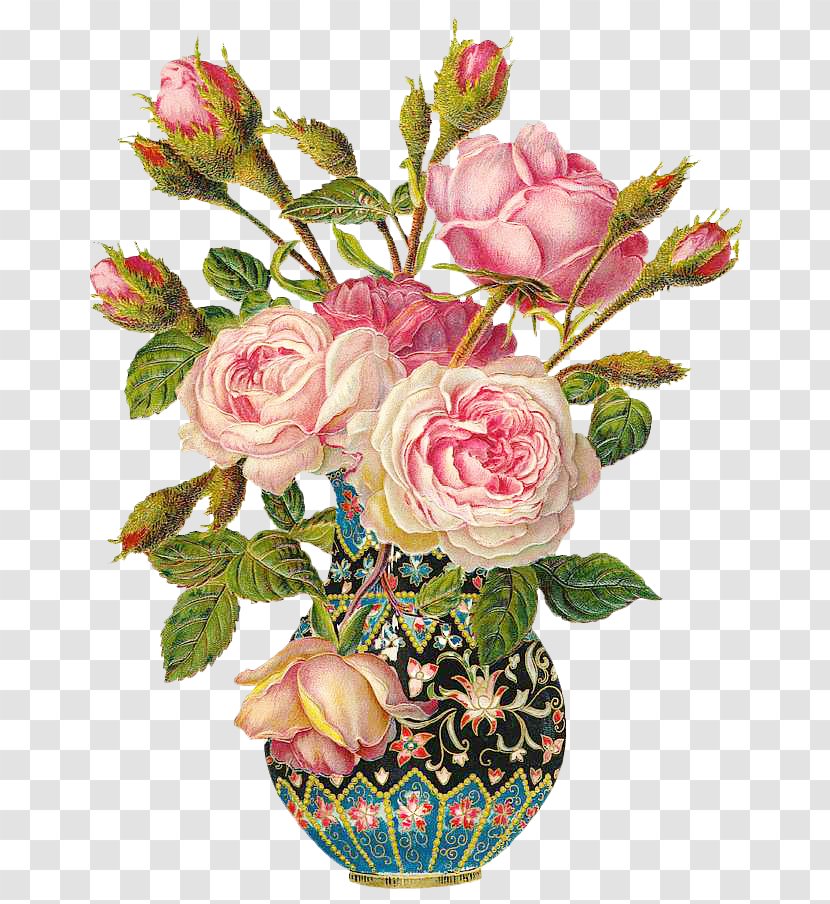 Birthday Flower Postcard Rose Wish - Order - Retro Floral Flora Transparent PNG