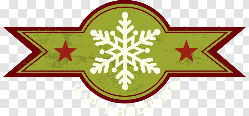Christmas Clip Art - Ornament - Painted Green Background Star Snowflake Pattern Transparent PNG
