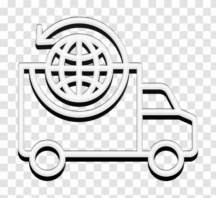 Truck Icon Ecommerce Icon Global Icon Transparent PNG