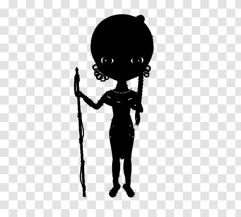 Human Behavior Character Clip Art Silhouette - Black M - Cartoon Transparent PNG
