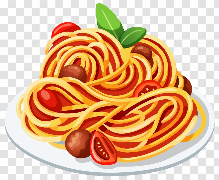 Pasta Spaghetti Ravioli Italian Cuisine Clip Art - Food - Clipart Image Transparent PNG