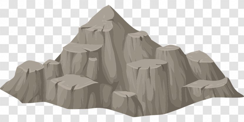 Rock Animation Clip Art - Tree - Mountain Transparent PNG
