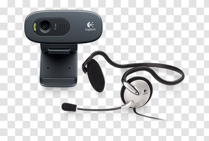 Microphone Webcam Logitech Headset Headphones - Camera - Web Transparent PNG