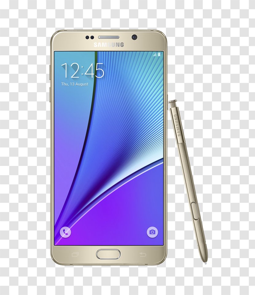 Samsung Galaxy Note 5 Android Smartphone Telephone - Smart Notes Transparent PNG