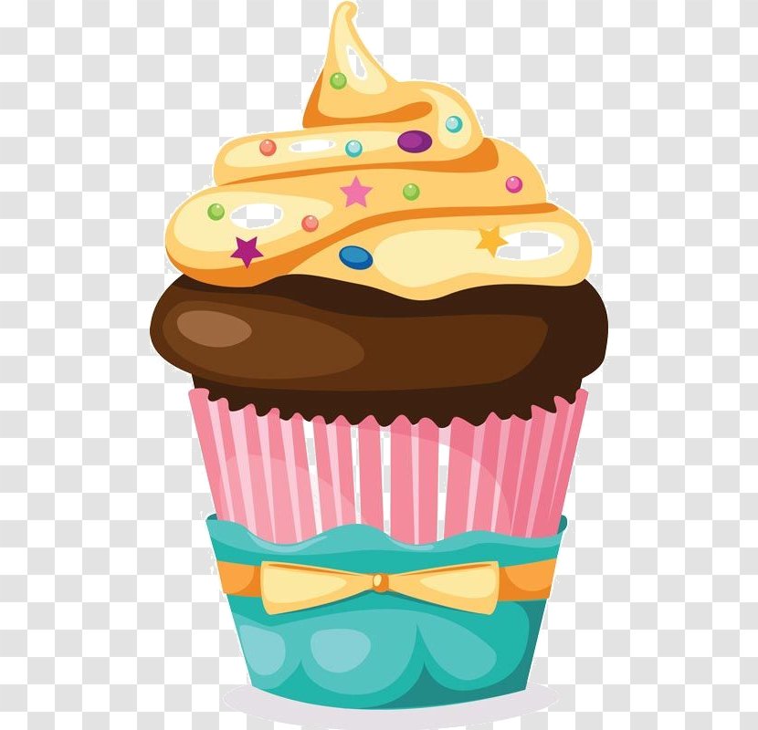 Cupcake Muffin Frosting & Icing Birthday Cake - Sprinkles Transparent PNG