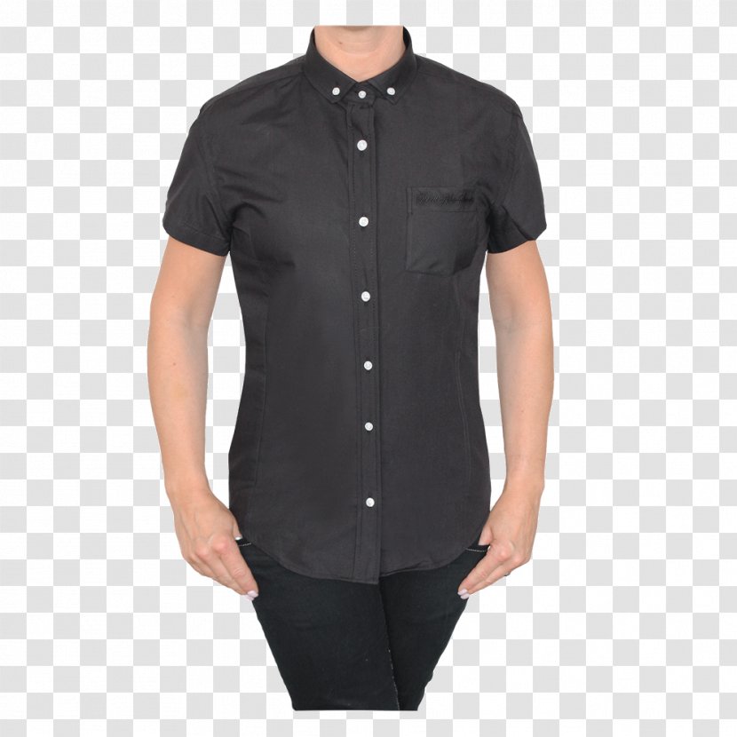 T-shirt Sleeve Dress Shirt Oxford - Cartoon - Button Down Hemd Transparent PNG