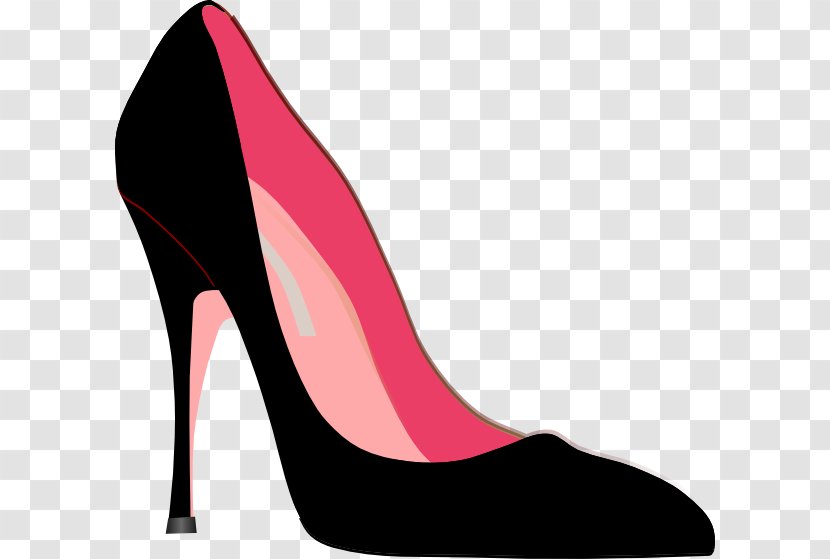 High-heeled Footwear Shoe Clip Art - Silhouette - Hi Cliparts Transparent PNG