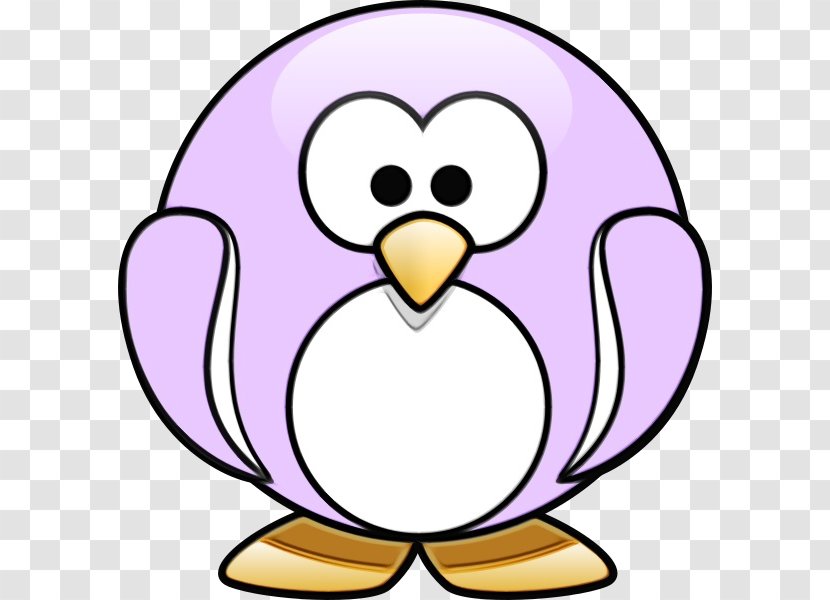 Penguin - Watercolor - Beak Bird Transparent PNG