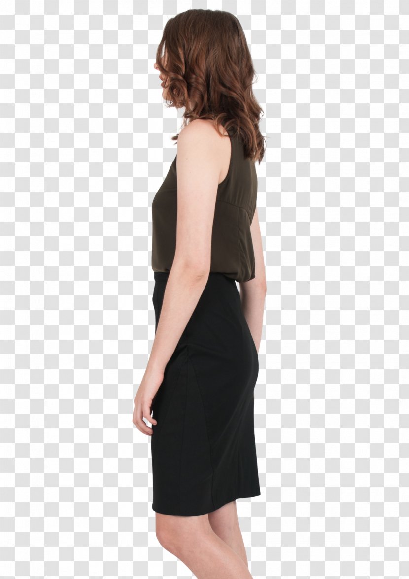 Little Black Dress Shoulder Sleeve Formal Wear Transparent PNG