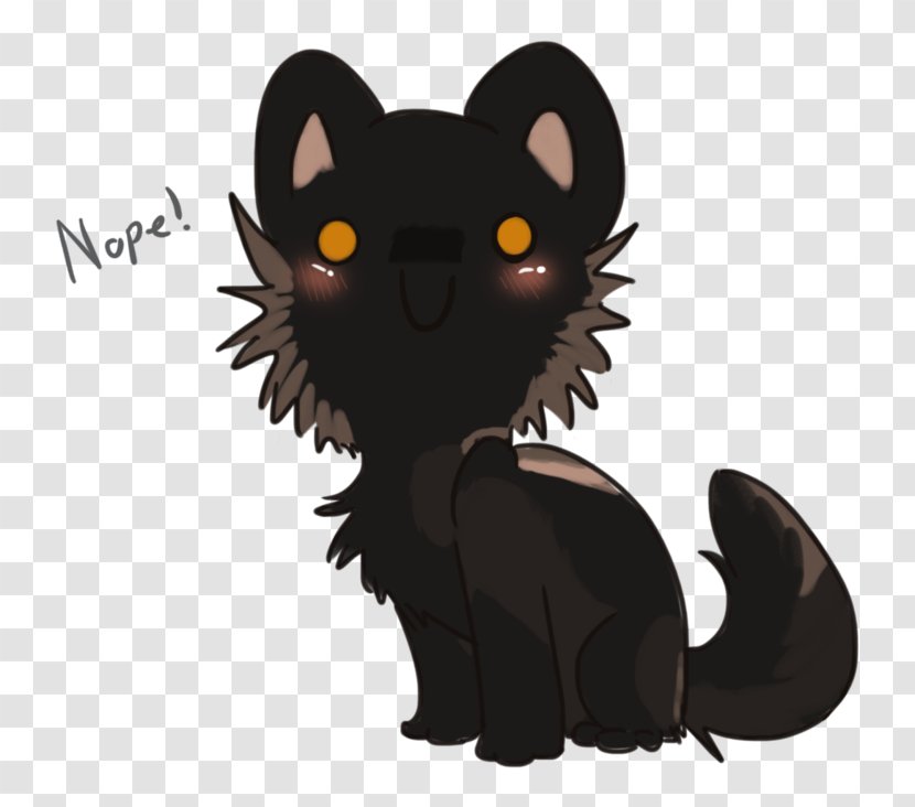 Black Cat Kitten Whiskers Dog Transparent PNG