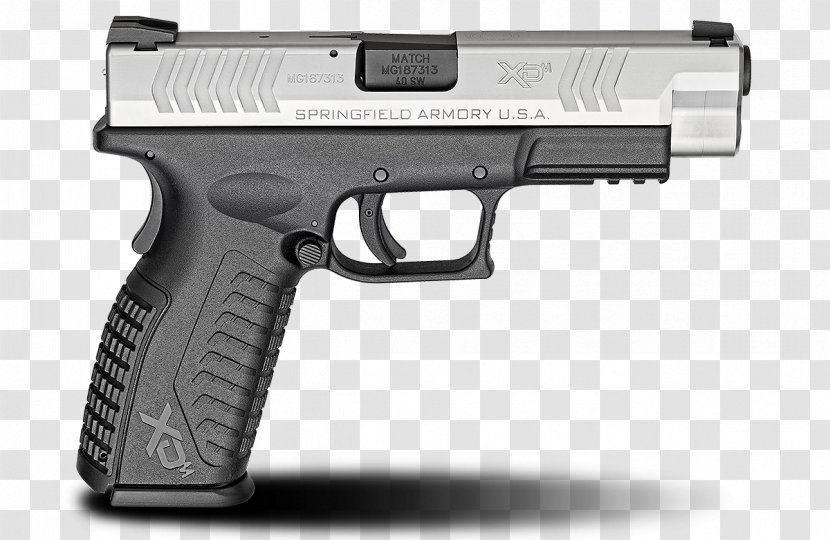 Springfield Armory XDM .40 S&W HS2000 Firearm - Semiautomatic - Ranged Weapon Transparent PNG