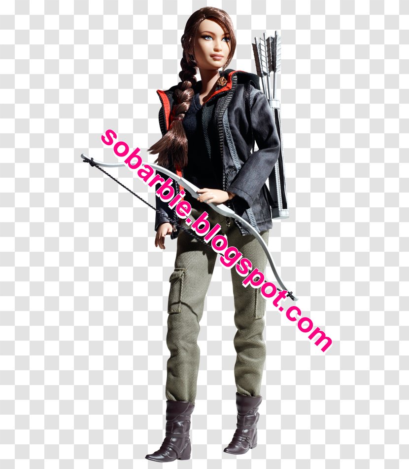 Katniss Everdeen Amazon.com Barbie The Hunger Games Doll - Catching Fire Transparent PNG