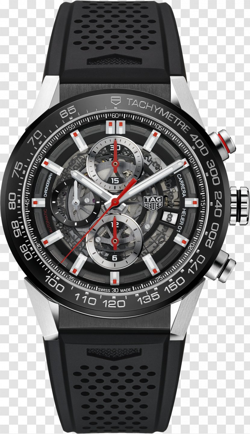 TAG Heuer Carrera Calibre 5 01 Watch Chronograph - Automatic Transparent PNG