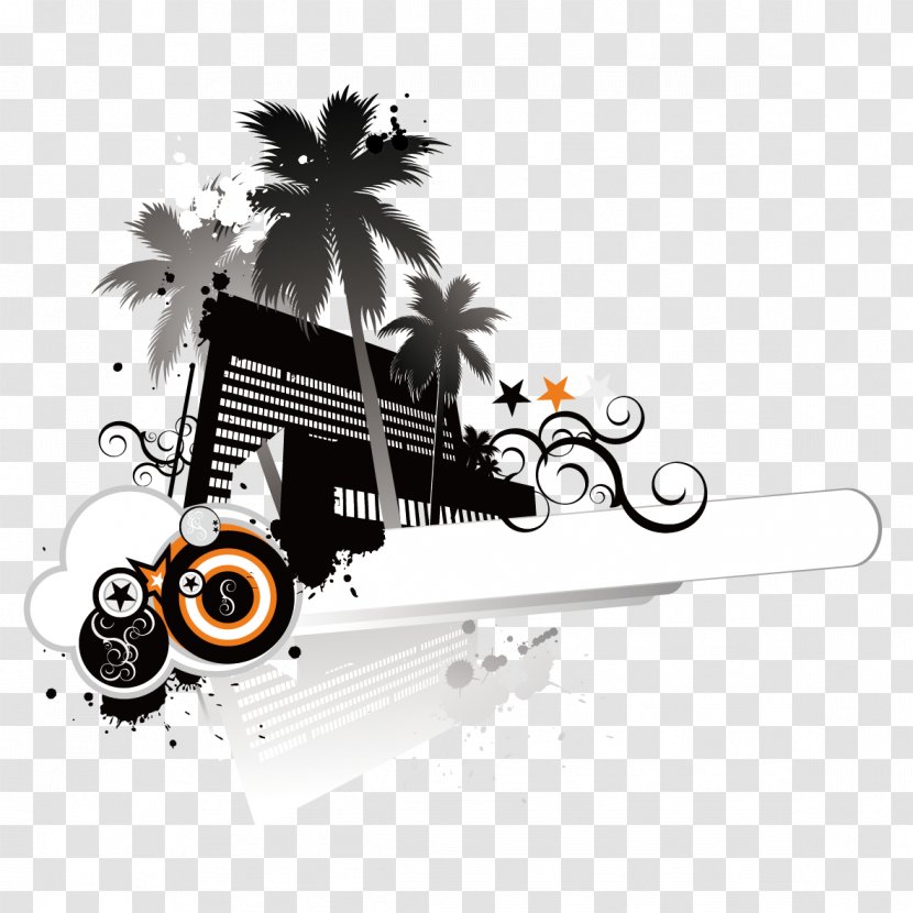 Royalty-free Stock Photography Clip Art - Drawing - Vector Construction And Coconut Trees Transparent PNG