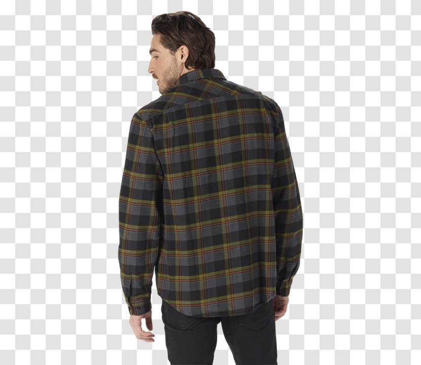 Flannel Tartan Lumberjack Shirt Jacket Polar Fleece - Woolen Transparent PNG