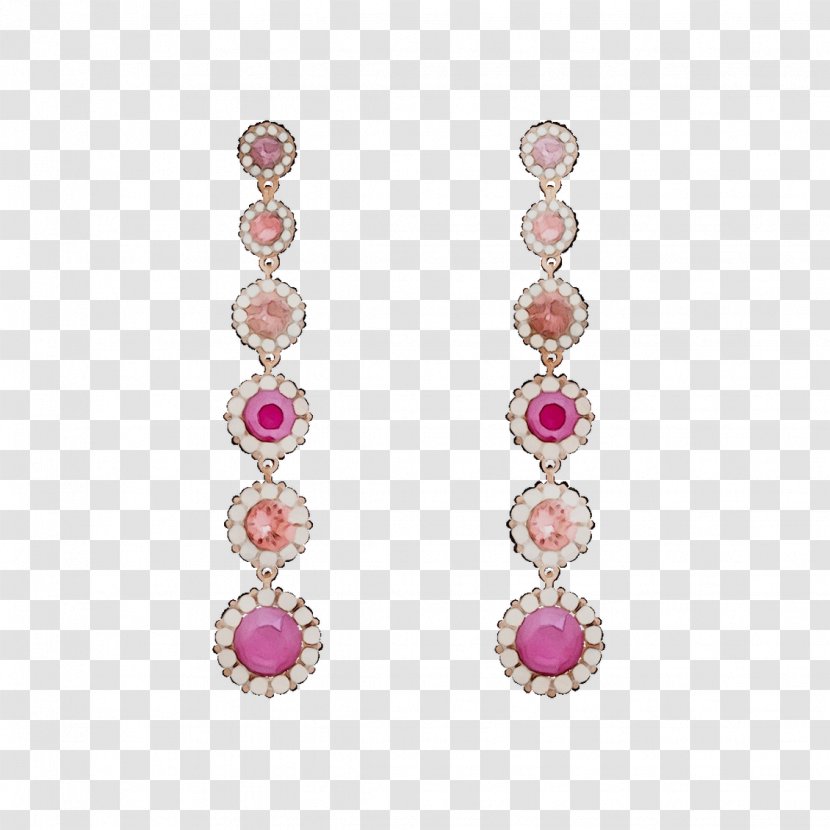 Earring Body Jewellery Pink M Human - Ruby Ms Transparent PNG