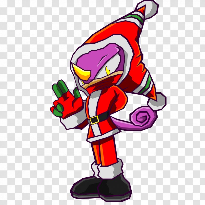 Sonic Battle Espio The Chameleon SegaSonic Hedgehog Christmas NiGHTS Into Dreams... - Deviantart Transparent PNG