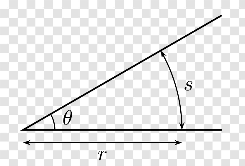 Angle Measurement Arc Radian Geometry - Complementary Angles Transparent PNG