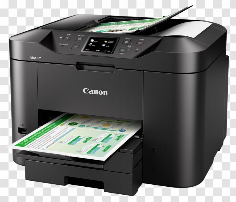 Multi-function Printer Canon MAXIFY MB2720 Inkjet Printing - Output Device Transparent PNG