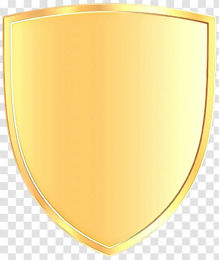 Yellow Shield Beige Transparent PNG