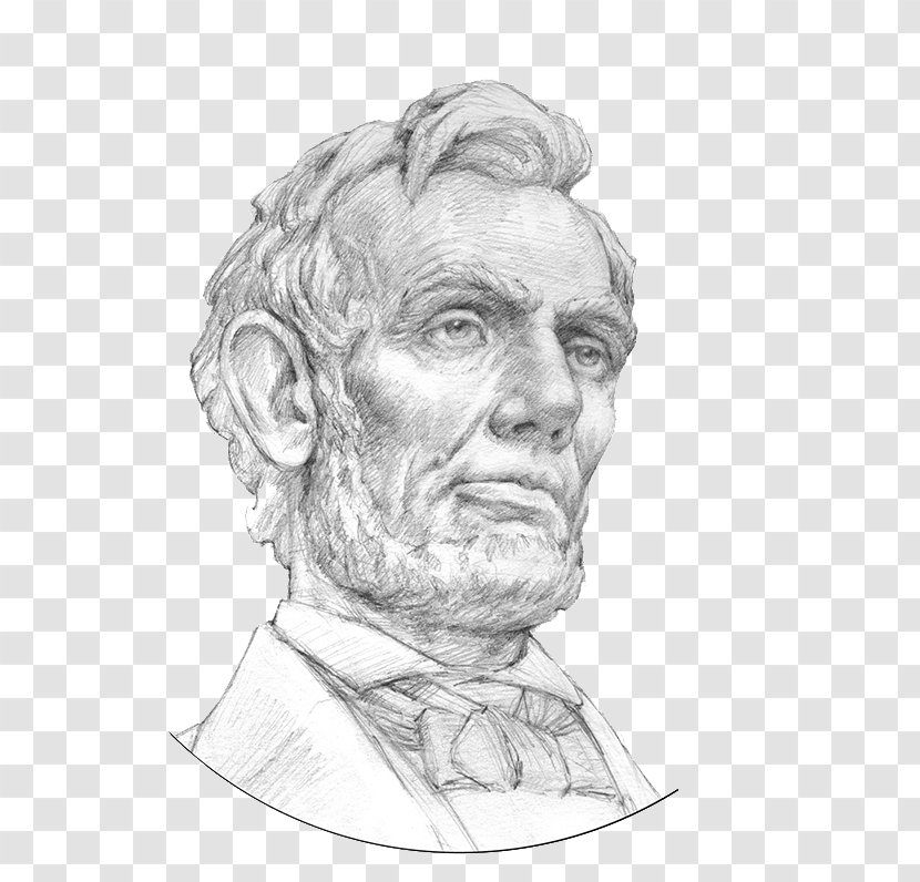Abraham Lincoln Sketch Figure Drawing Visual Arts - Self Portrait - Pencil Transparent PNG