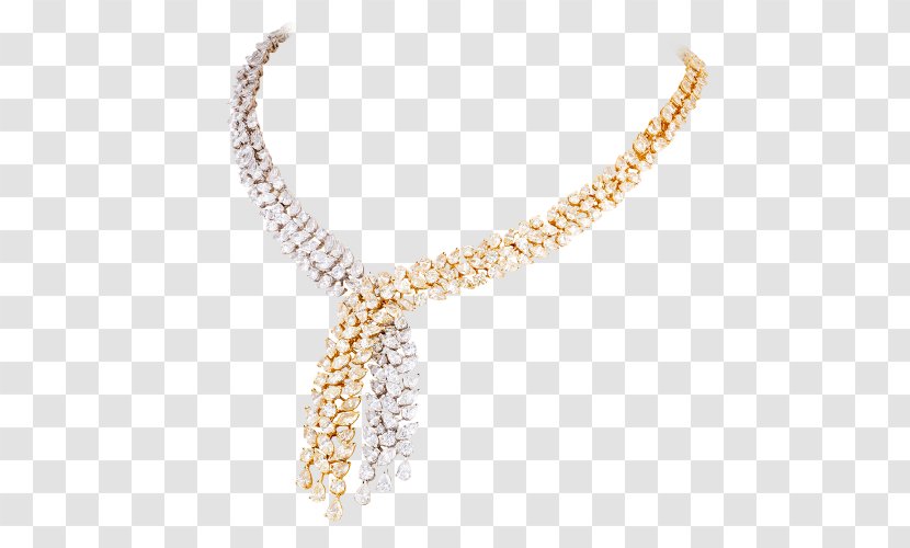Jewellery Pearl Necklace Colored Gold - Service Transparent PNG