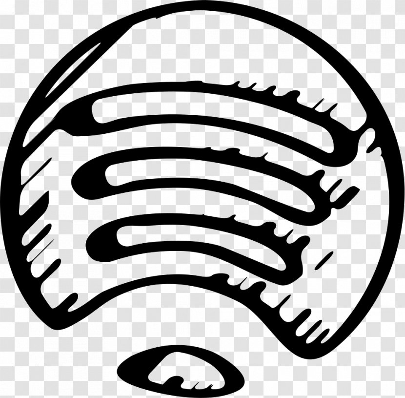 Spotify Logo Sketch - Flower - Sketching Vector Transparent PNG