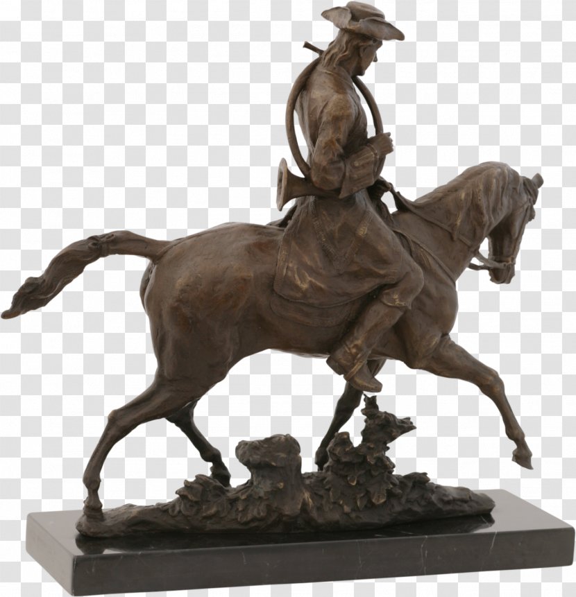 Bronze Sculpture Statue Classical - Mustang - Equestrian Transparent PNG