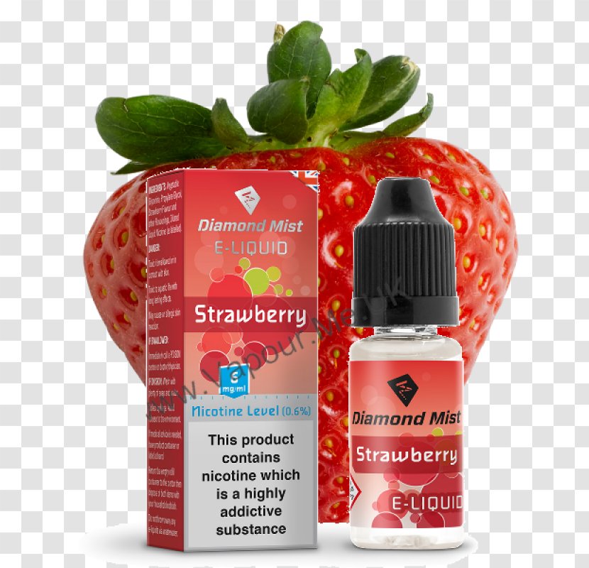 Strawberry Flavor Electronic Cigarette Aerosol And Liquid Juice - Fog - Fruit Transparent PNG